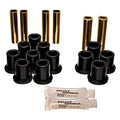 Energy Suspension 87-96 Jeep Wrangler Black Front/Rear Spring and Shackle Bushing