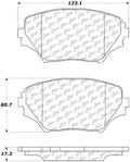 Stoptech PosiQuiet Ceramic Pads TOY