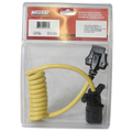7-WAY FLAT PIN TO 5-FLAT 4' COILED
