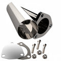 QTP 2.5in Weld-On QTEC Exhaust Cutout Y-Pipe