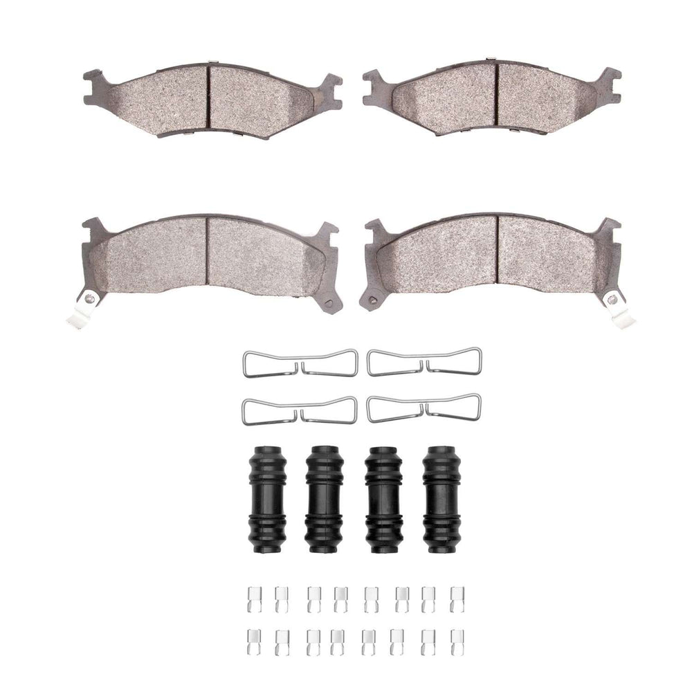 R1 95-97 Kia Sportage (USA/Canada) Front Optimum OE Pads & Hardware Kit
