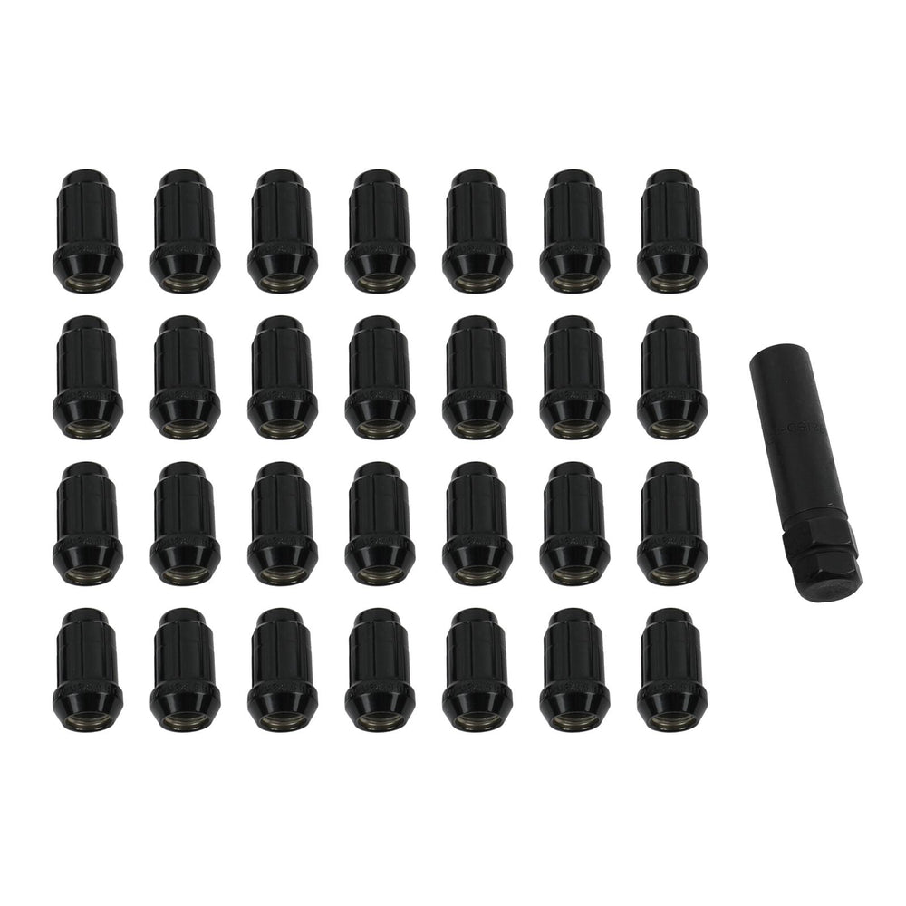 LUG NUTS 27PACK 121.50 SPLINE WIK BRONCO BLACK GOR