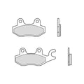 Brembo OE 08-17 Kawasaki EX R Ninja 250cc Sinter Brake Pad - Front