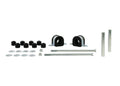 Sway bar - mount and link bushings 10 Bushings 2 Tubes 2 Saddles 2 Bolts 8 Washers 2 Nuts Grease