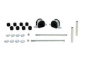 Sway bar - mount and link bushings 10 Bushings 2 Tubes 2 Saddles 2 Bolts 8 Washers 2 Nuts Grease