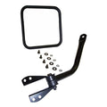 Chrome Arm & Mirror Kit for 1955-1986 CJ-5, CJ-6, CJ-7, CJ-8 Left (Driver) Side RT Off Road