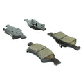 Centric Posi-Quiet Semi-Metallic Brake Pads w/Hardware - Front