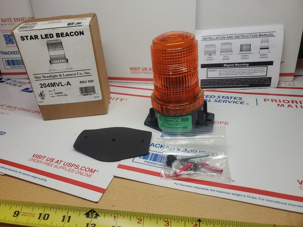 STAR WARNING red auto part