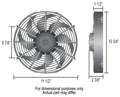 10in Dyno-Cool Curved Blade Electric Fan