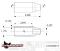 Camburg 1.50 4130 Billet Shock Mounts (pair) 040013