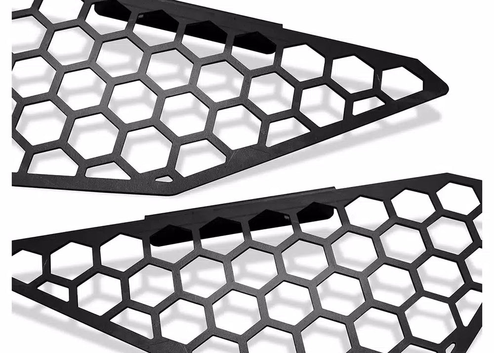 20C SIERRA 2500/3500 VENGEANCE SIDE MESH INSERTS (V5051 & V5052) BARE STEEL