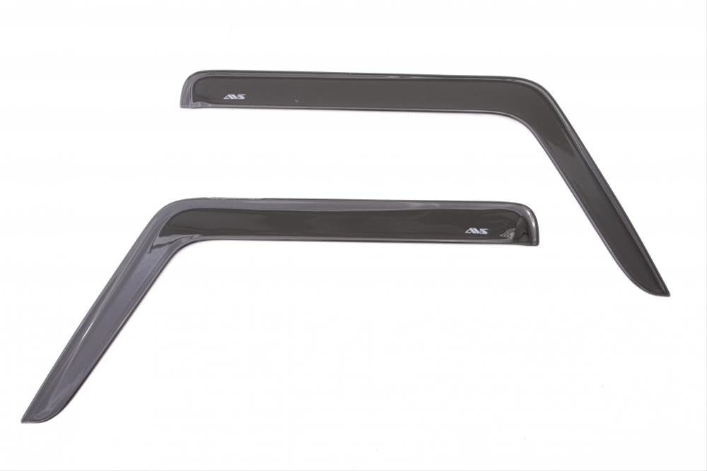 0718 WRANGLER JK 2PC LOWPROFILE VENTVISOR SMOKE