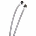 Goodridge 23in Universal Brake Line Assembly w/SS Fittings & Clear Hose