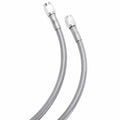 Goodridge 23in Universal Brake Line Assembly w/SS Fittings & Clear Hose