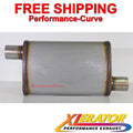 8588 MONTE CARLO 5.0L MUFFLER XLERATOR OVAL 2.25IN ID/OD O/O 20IN OAL SS