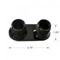 2 Way In Line Bulkhead #8 and #10 O-Ring