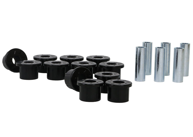 Spring - bushing kit 12 Bushings 6 Tubes Grease Install Guide