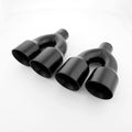 BLACK CHROME 1PC CAMARO TOOLING TIP 2.25IN ID / 8.00IN X 2.00IN OD