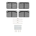 R1 67-87 Volvo 244 Front Euro Ceramic Pads & Hardware Kit