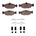 DFC 97-06 Jaguar XJ8 Rear Euro 5000 Ceramic Brake Pads and Hardware Kit