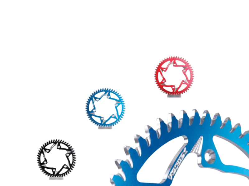Vortex Racing Aluminum Rear Sprocket 520 45 Tooth- Silver