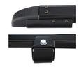 9706 WRANGLER TJ/LJ QUICK DETACH WINDSHIELD HEADER; GLOSS BLACK
