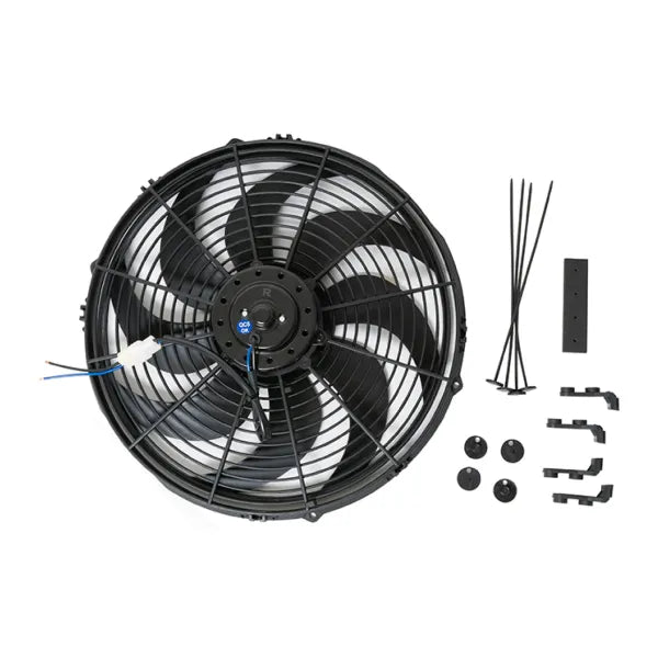 10In Electric Cooling F an 12V Curved Blades