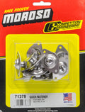 Moroso Quick Fastener - Self Ejecting - 7/16in x .550in - Aluminum - 10 Pack