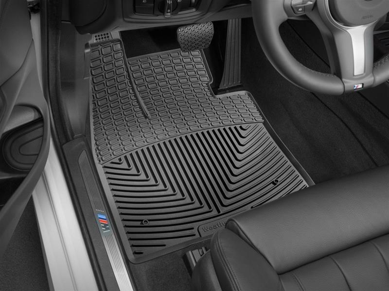 WeatherTech 17-26 Jeep Compass 1st Row Front All-Weather Floor Mats - Black