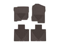 WeatherTech 2017+ Nissan Titan Front Rubber Mats - Cocoa