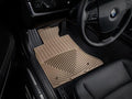 WeatherTech 11+ BMW 5-Series Rear Rubber Mats - Tan