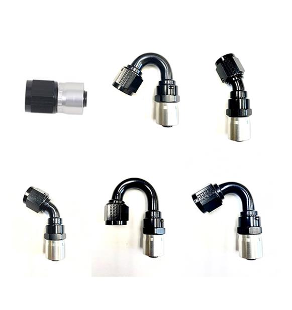 Fragola -10AN 90 Degree Sport-Crimp Low Profile Fitting