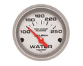 Autometer Water Temp Gauge 2 1/6in 100-200 Degree F Electric Marine Silver
