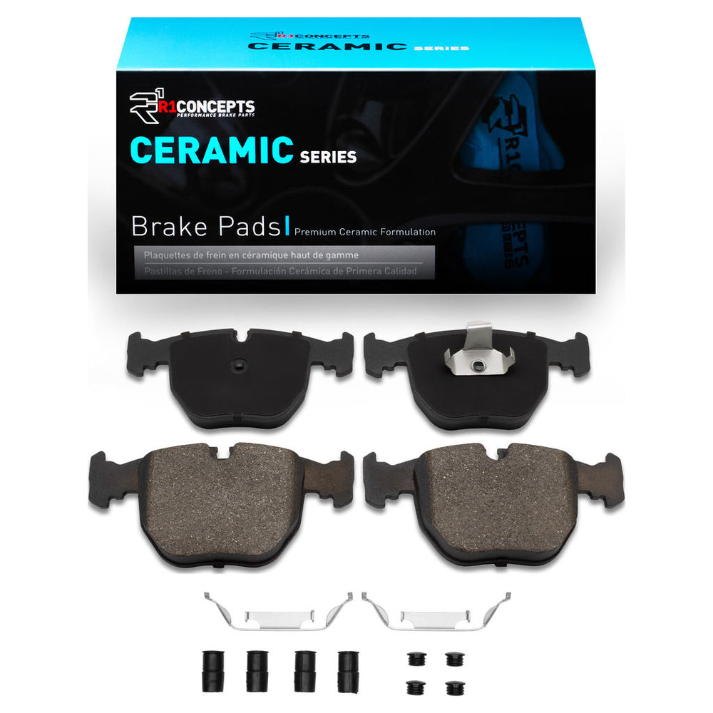 R1 1995-2006 BMW 740IL Front R1 Ceramic Pads & Hardware Kit