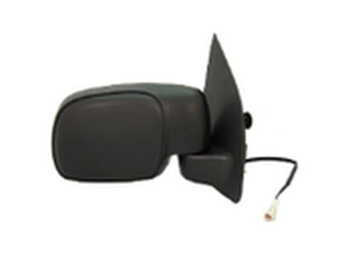 RH DOOR MIRROR PWR NONHTD TEXT BLK FLDG PADDLE TYPE FSERIES SUPERDUTY P/U 9905