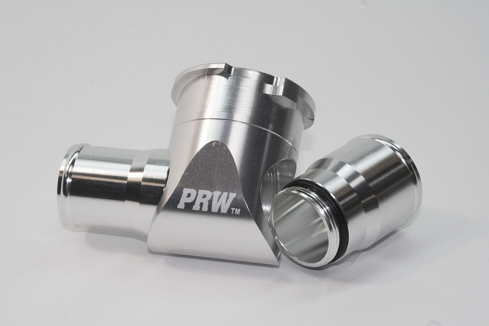HOSE FILLER INLINE COOLANT 1.25IN/1.50IN MALE HOSE BARB SATIN ALUM