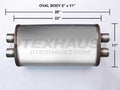 1114 MUSTANG EXHAUST PIPE