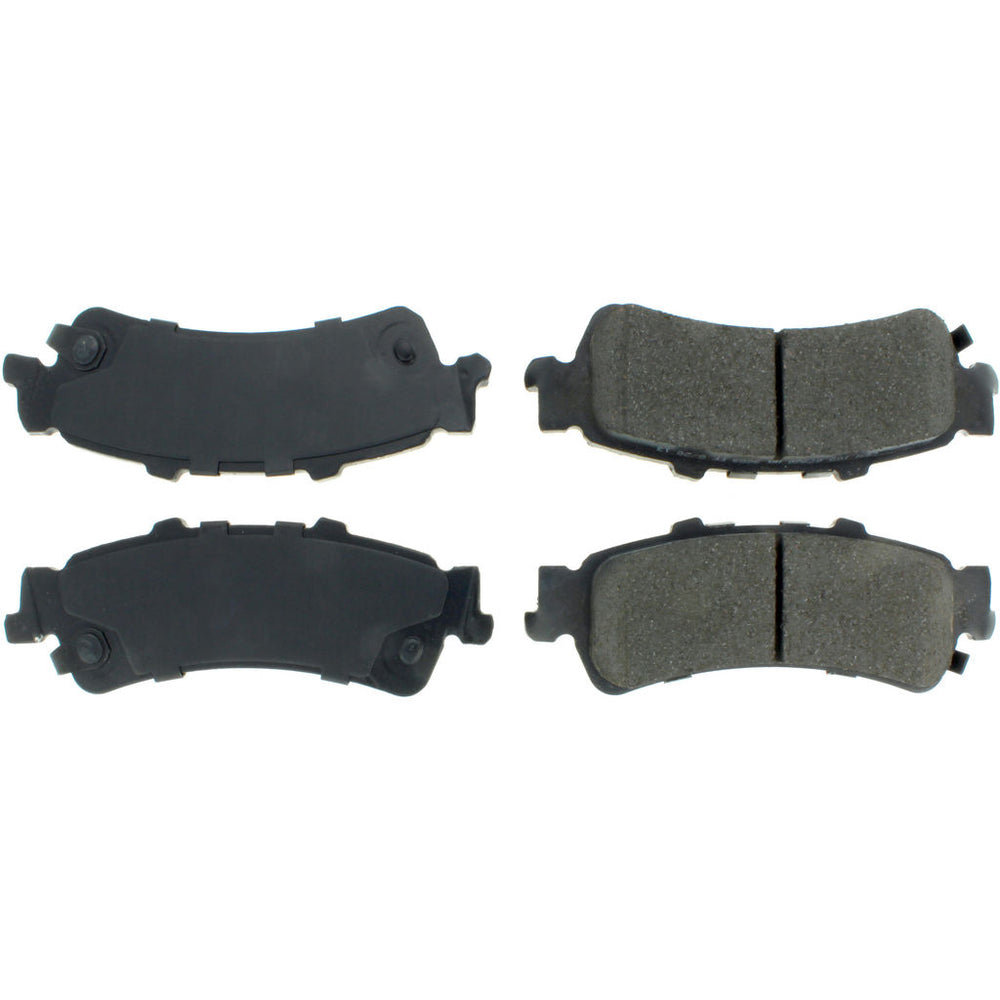 Centric Posi-Quiet Ceramic Brake Pads w/Hardware - Rear