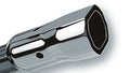 Borla 2.25in Inlet 3.38in x 3.0in Square Angle Cut Phantom x 6.5in Long Universal Exhaust Tips