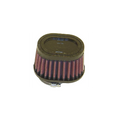 K&N Filter Universal Rubber Filter Oval Tapered 4in Base O/S L x 3.5in Top O/S L x 2.75in H