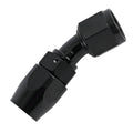 Fragola -10AN x 30 Degree Power Flow Hose End - Black