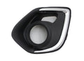 LH FRONT BUMPER INSERT FOG LAMP BEZEL; CHROME MITSUBISHI OUTLANDER SPORT/RVR 1315