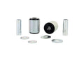 Control arm - lower inner rear bushing 2 Shell Bushings 2 Tubes 4 Washers Grease