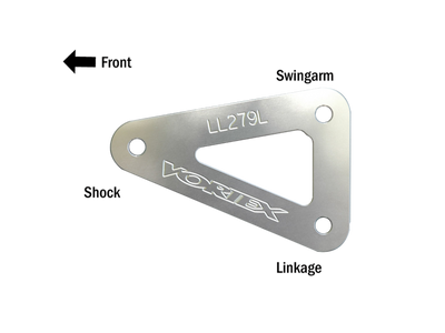 Vortex Racing 08-23 Honda CBR1000 RR Lowering Link Kit- Silver