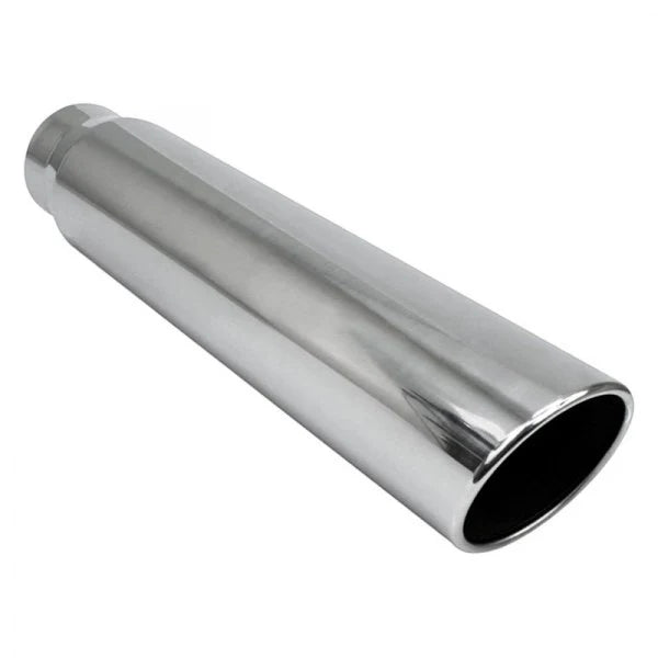 4.00INX22.00IN ROLLED SLANT DIESEL EXHAUST TIP 4.00IN ID / 5.00IN OD