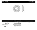 DFC 10-15 Honda Accord Crosstour Rear GeoSPEC Coated Rotor