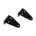 Kentrol 55-95 Jeep CJ/Wrangler YJ Hood Hinge Pair - Polished Silver