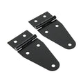 Kentrol 55-95 Jeep CJ/Wrangler YJ Hood Hinge Pair - Polished Silver