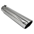 BOLTON 4INX22IN ROLL ROLLED SLANT & SLANT DIESEL EXHAUST TIP 4.00IN ID / 5.00IN
