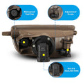 9803 TOYOTA SIENNA 0610 LED FOG LIGHTS(CLEAR)(WIRING KIT INCLUDED)